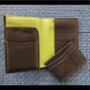 Centurion Men’s Passport Holder + Slim Wallet